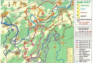 Circuits VTT et pedestres