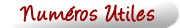 Bouton 'Num&eacute;ros utiles'